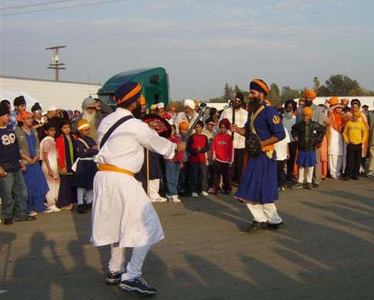 jASA SINGH & JASPREET SINGH WITH AXE & SHIELD